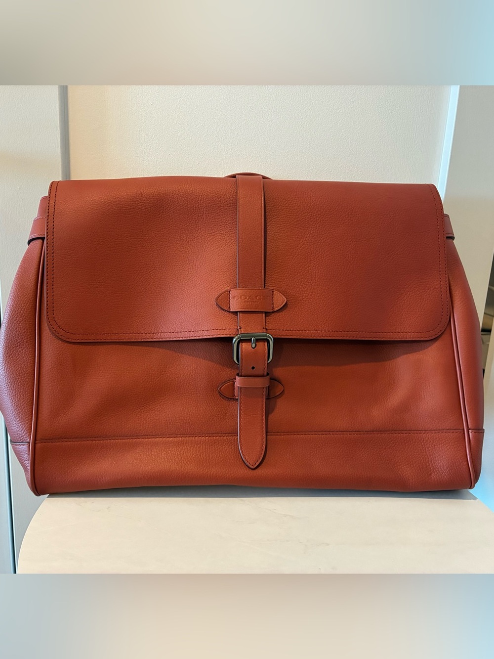 Coach Hudson Messenger Bag - Terracotta